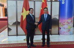 Phó Thủ tướng Mai Văn Chính hội kiến Phó Chủ tịch nước Trung Quốc Hàn Chính