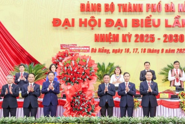 Khai mạc Đại hội Đại biểu Đảng bộ thành phố Đà Nẵng lần thứ I, nhiệm kỳ 2025-2030