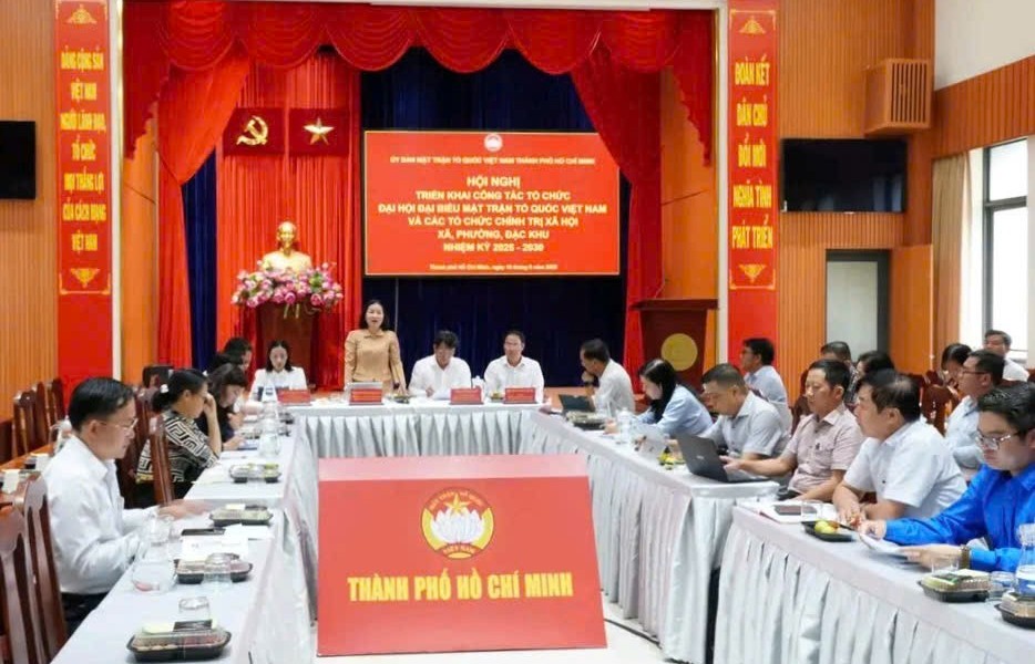 Triển khai công tác tổ chức đại hội MTTQ Việt Nam, các tổ chức chính trị - xã hội xã, phường, đặc khu