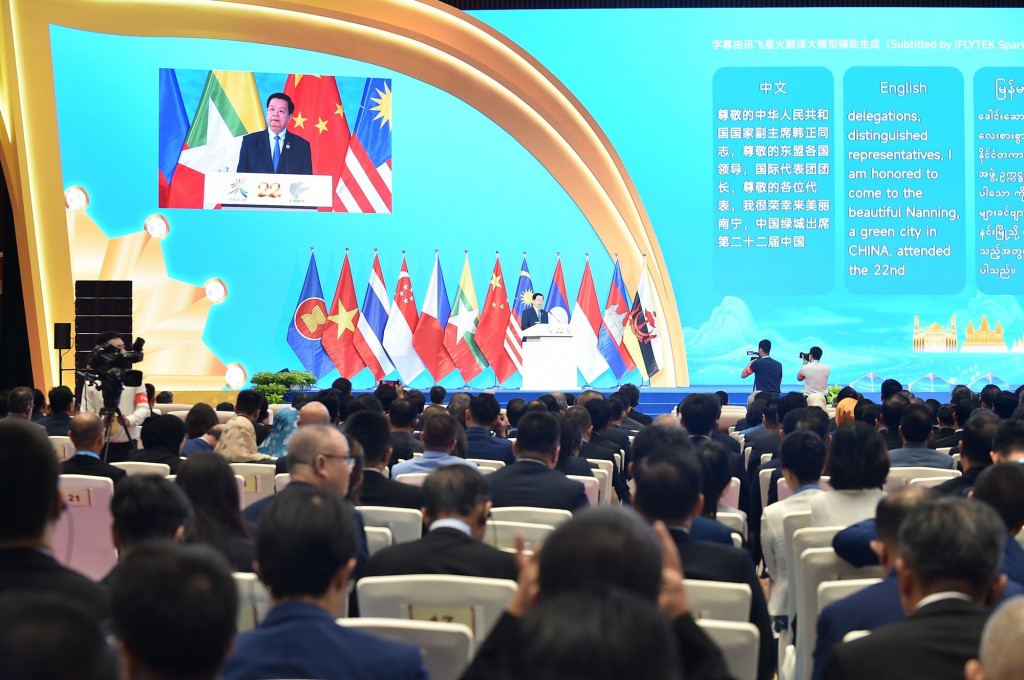 Phó Thủ tướng Mai Văn Chính nhấn mạnh 3 đề xuất hợp tác Trung Quốc - ASEAN - Ảnh: VGP/Giang Thanh