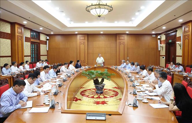 Tổng Bí thư Tô Lâm: Định hướng phát triển đô thị, nông thôn tương xứng với yêu cầu phát triển trong kỷ nguyên mới Chú thích ảnh