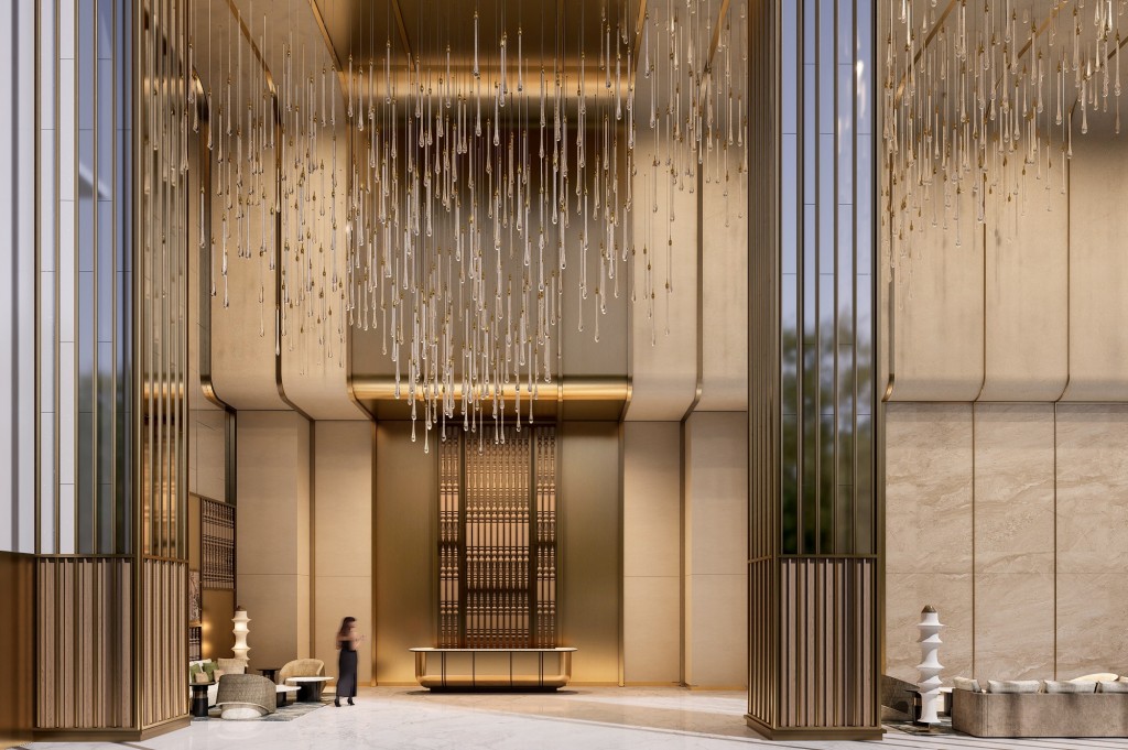 Sảnh đón Sun Feliza Suites cao 14 mét, thiết kế xa hoa như khách sạn 6 sao. (Ảnh: Sun Property) Sảnh đón Sun Feliza Suites cao 14 mét, thiết kế xa hoa như khách sạn 6 sao. (Ảnh: Sun Property)