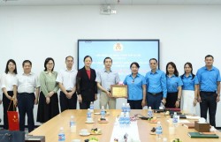 Lãnh đạo Liên đoàn Lao động TP Hà Nội tiếp Đoàn đại biểu Tổng Công hội Trung Quốc