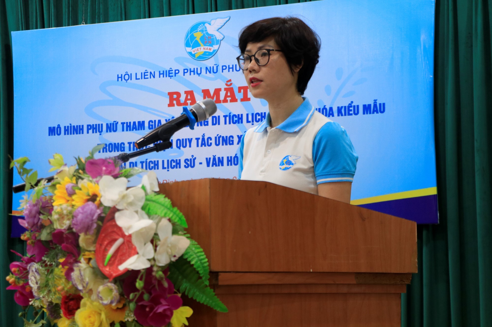 Phụ nữ Ba Đình xây dựng di tích lịch sử, văn hóa kiểu mẫu