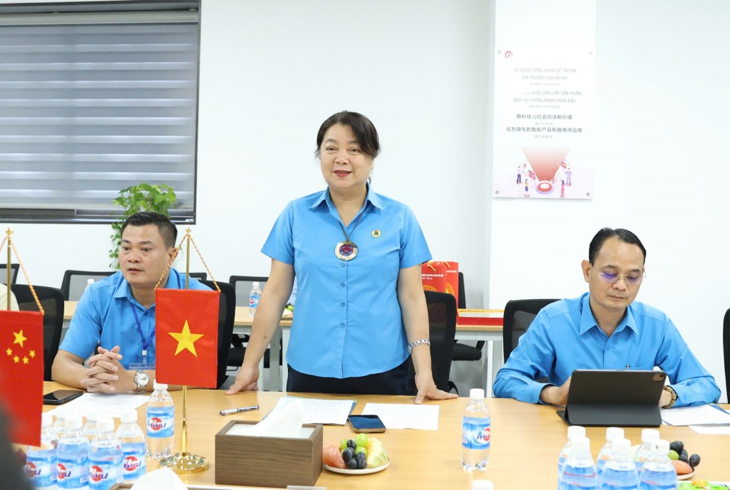 Lãnh đạo Liên đoàn Lao động TP Hà Nội tiếp Đoàn đại biểu Tổng Công hội Trung Quốc
