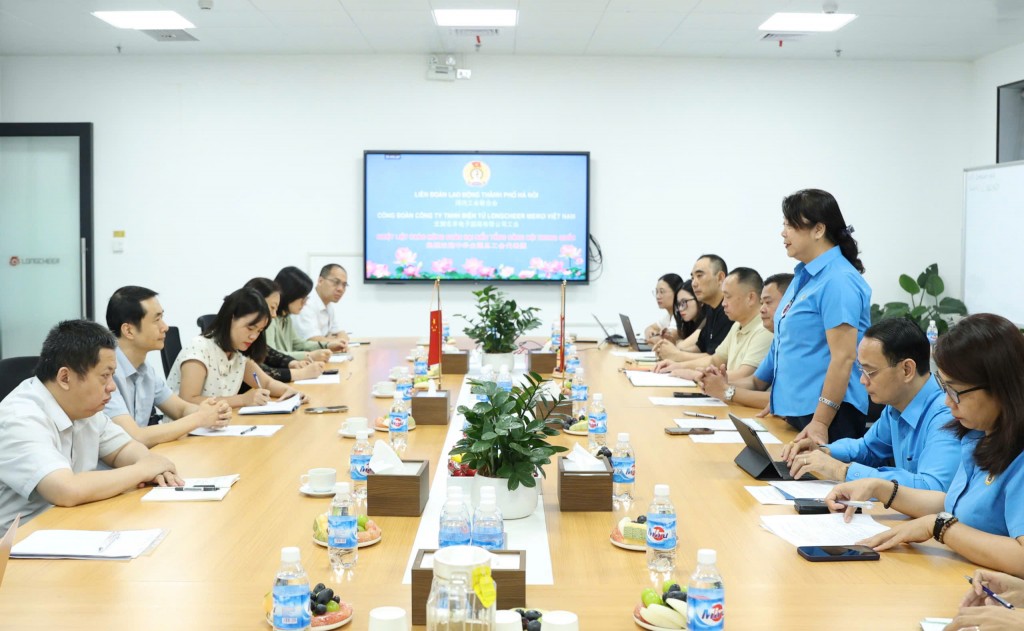 Lãnh đạo Liên đoàn Lao động TP Hà Nội tiếp Đoàn đại biểu Tổng Công hội Trung Quốc