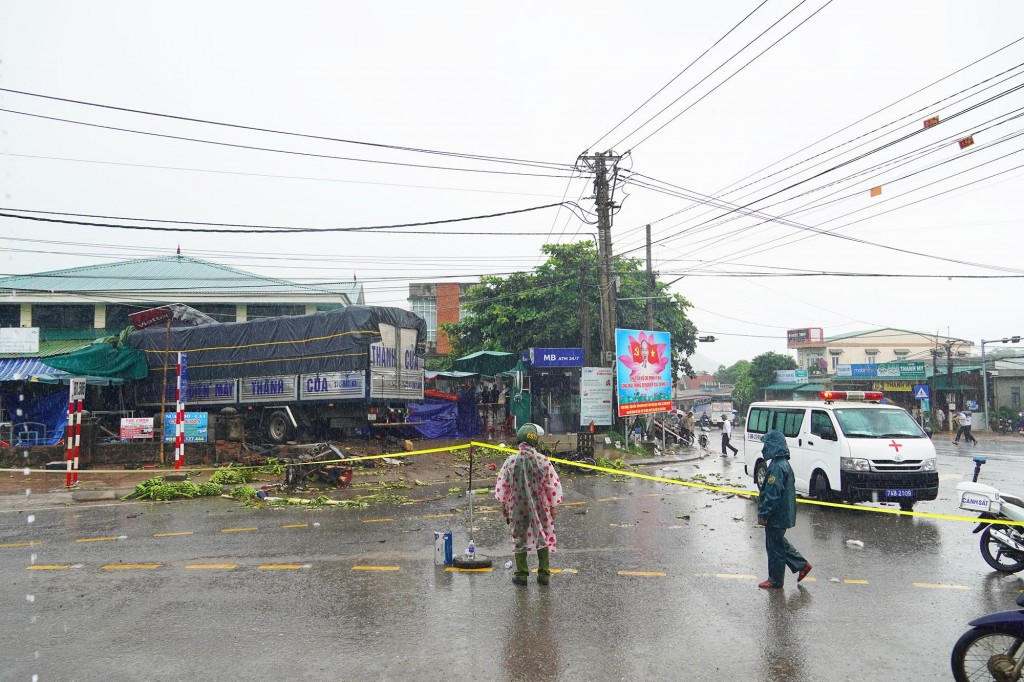Hiện trường vụ tai nạn 