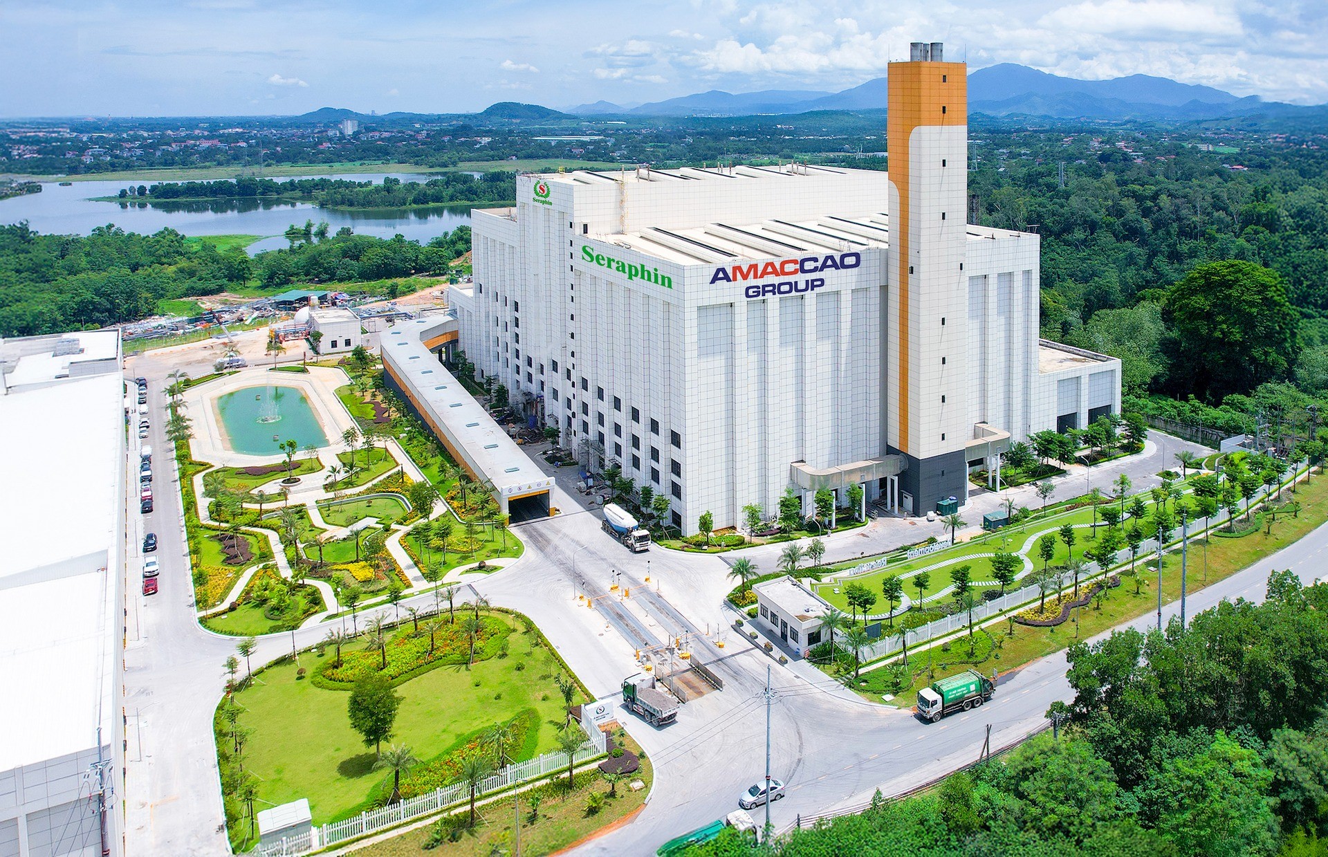 Toàn cảnh Nhà máy điện rác Seraphin