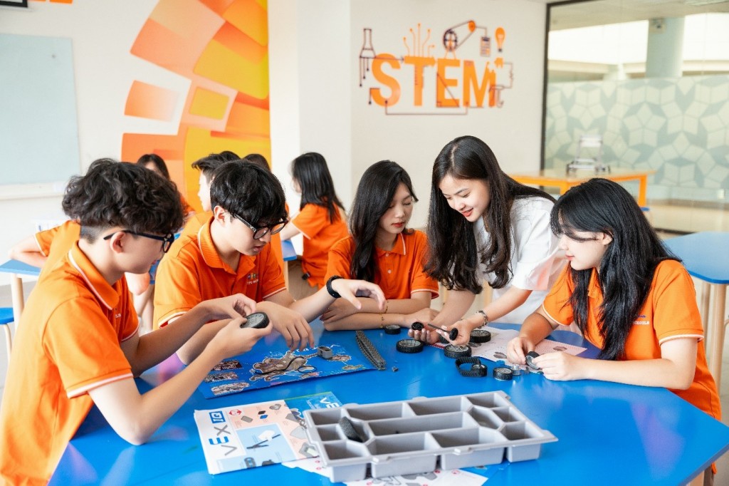 Một tiết học STEM của học sinh FPT Schools