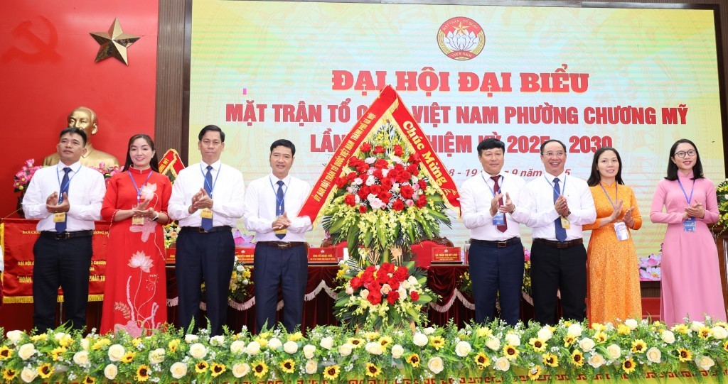 Đại hội MTTQ phường Chương Mỹ: Xanh, văn minh, hiện đại từ sức dân