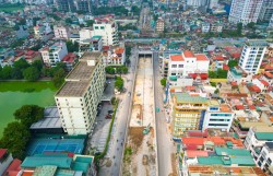Tăng tốc thi công dự án hầm chui Kim Đồng - Giải Phóng