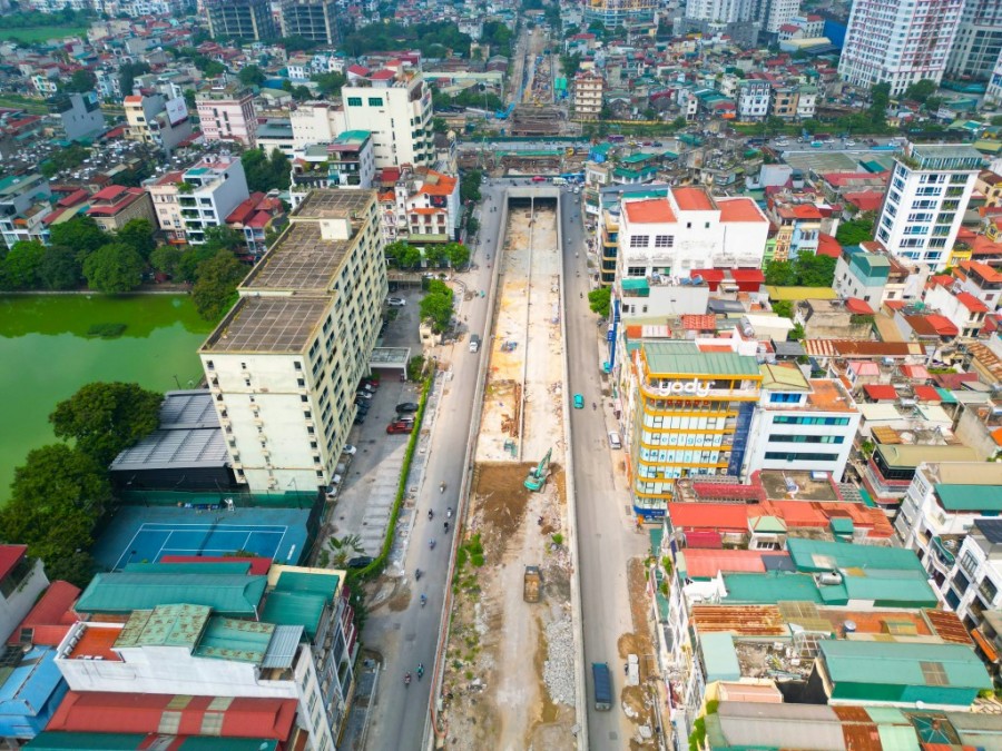 Tăng tốc thi công dự án hầm chui Kim Đồng - Giải Phóng