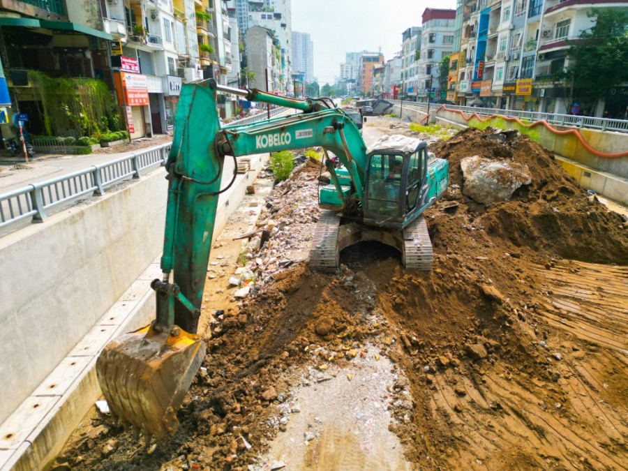 Tăng tốc thi công dự án hầm chui Kim Đồng - Giải Phóng
