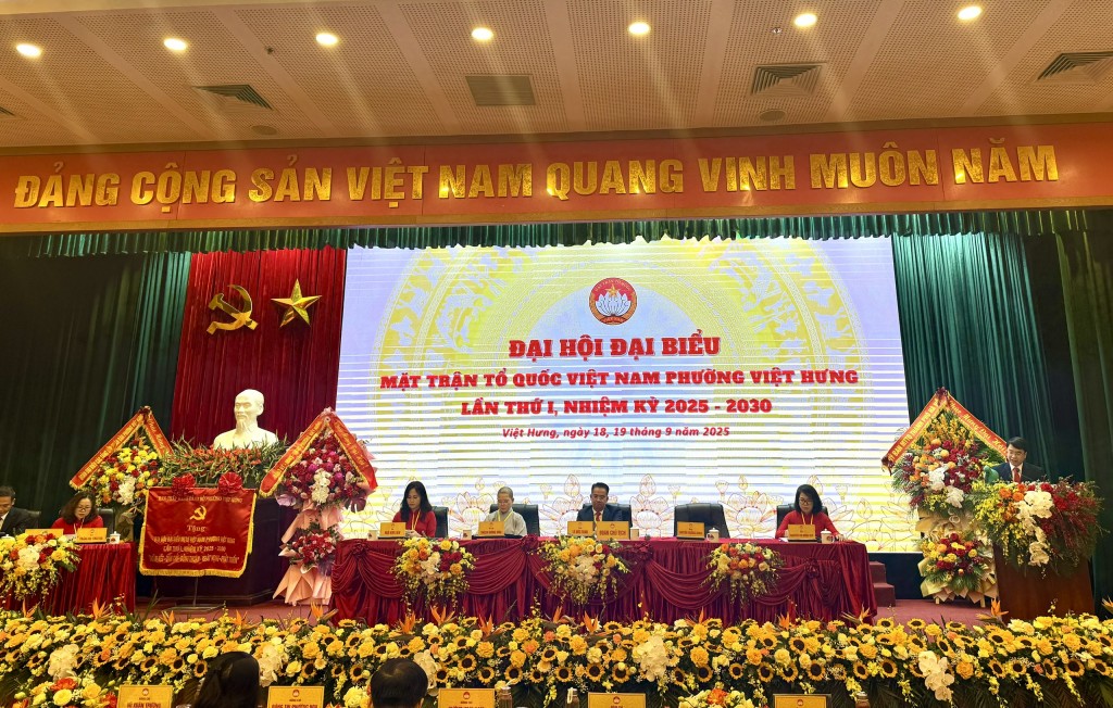 188 đại biểu dự Đại hội MTTQ phường Việt Hưng nhiệm kỳ 2025-2030