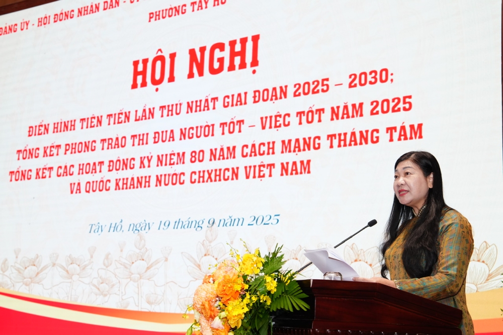 Thi đua phải trở thành động lực phát triển phường Tây Hồ