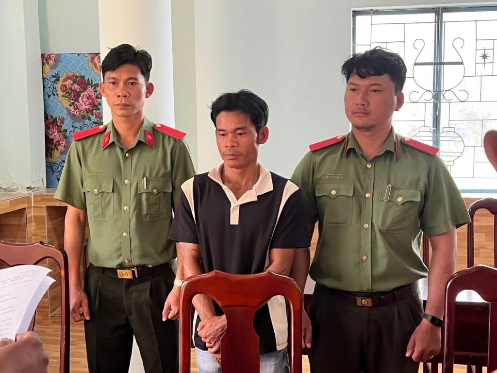 Bị can Trần Văn Mỹ tại cơ quan An ninh điều tra