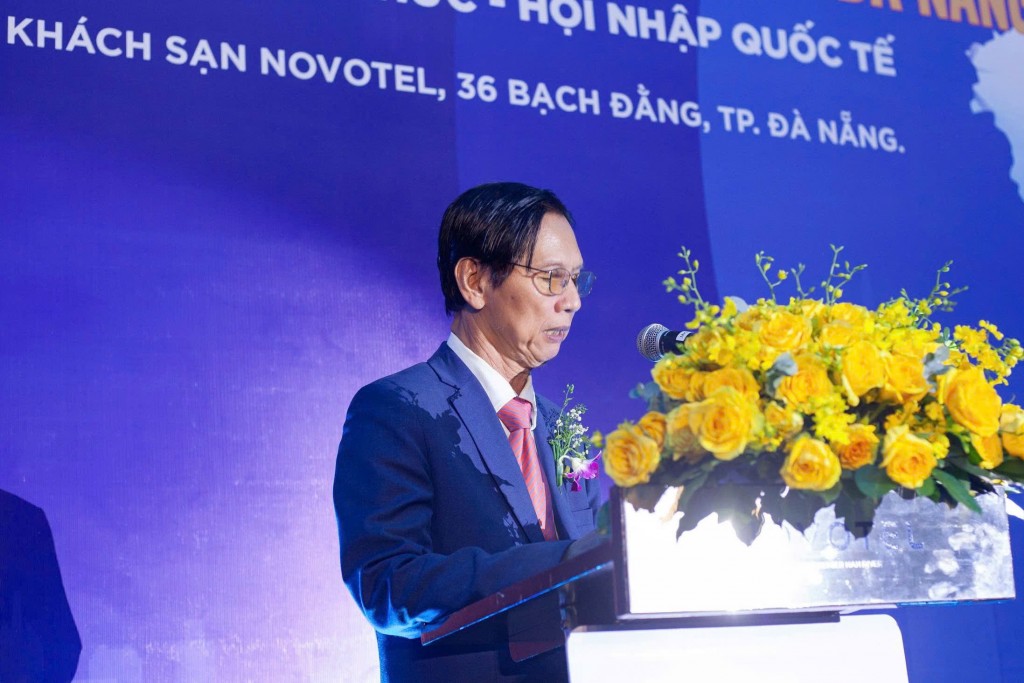 GS.TS Nguyễn Hải Thủy, Chủ tịch Hội Nội tiết - Đái tháo đường Đà Nẵng phát biểu khai mạc hội nghị