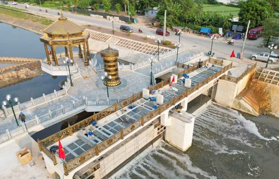 Bổ cập nước từ Nhà máy Yên Xá vào sông Tô Lịch