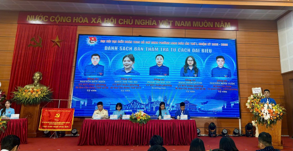 Đại hội Đại biểu Đoàn TNCS Hồ Chí Minh phường Long Biên