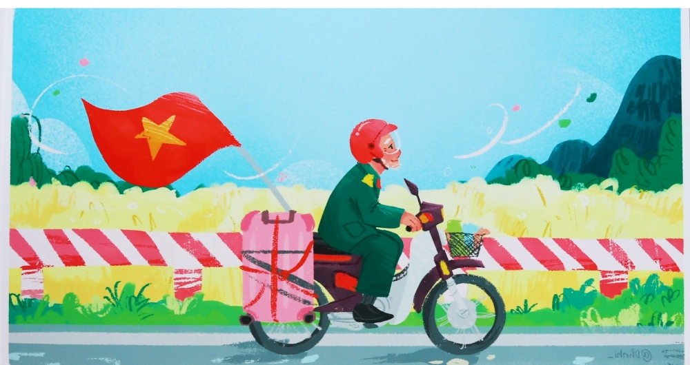 Ngắm những bức tranh đầy tinh thần tự hào dân tộc Ngắm những bức tranh đầy tinh thần tự hào dân tộc