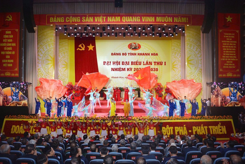 Một tiết mục nghệ thuật chào mừng đại hội