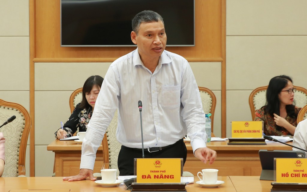 Phó Chủ tịch Thường trực UBND TP. Đà Nẵng Hồ Kỳ Minh phát biểu- Ảnh: VGP/Minh Khôi