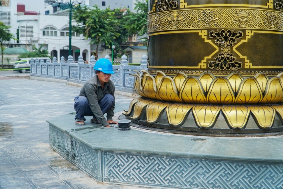 Người dân ấn tượng với công năng và kiến trúc đập dâng Tô Lịch