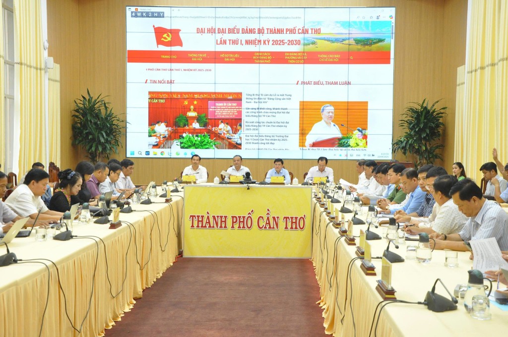 Họp báo thông tin về Đại hội đại biểu Đảng bộ TP Cần Thơ