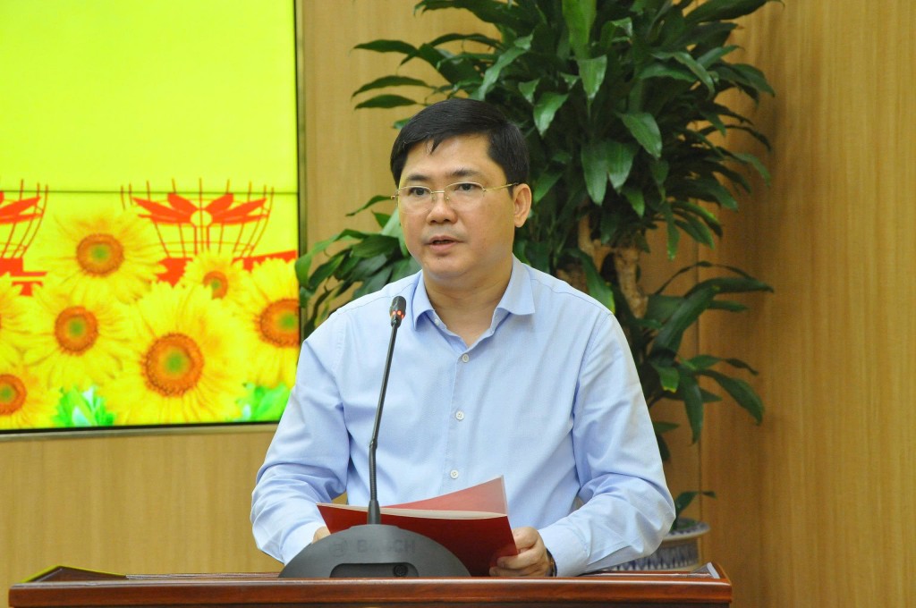 Nguyễn Tuấn Anh, Phó Bí thư Thành ủy, Trưởng đoàn Đại biểu Quốc hội TP Cần Thơ phát biểu kết luận họp báo