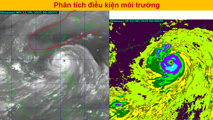 Diễn biến siêu bão Ragasa. (Nguồn: Cục Khí tượng thủy văn)