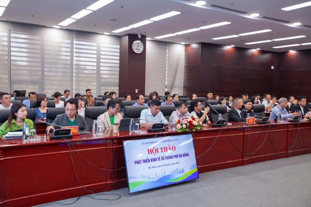 Hội thảo phát triển kinh tế số thành phố Đà Nẵng năm 2025 (Ảnh Út Vũ)
