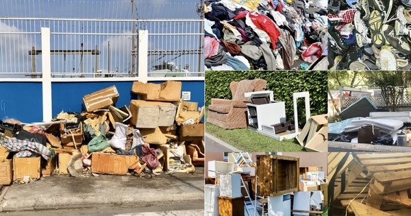 Rác thải cồng kềnh ở Hà Nội Rác thải cồng kềnh ở Hà Nội