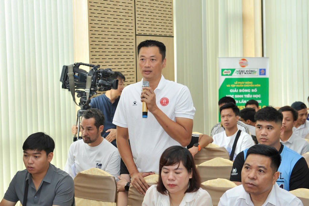 Khởi động Giải Bóng rổ Học sinh Tiểu học Hà Nội Cúp Nestlé MILO 2025