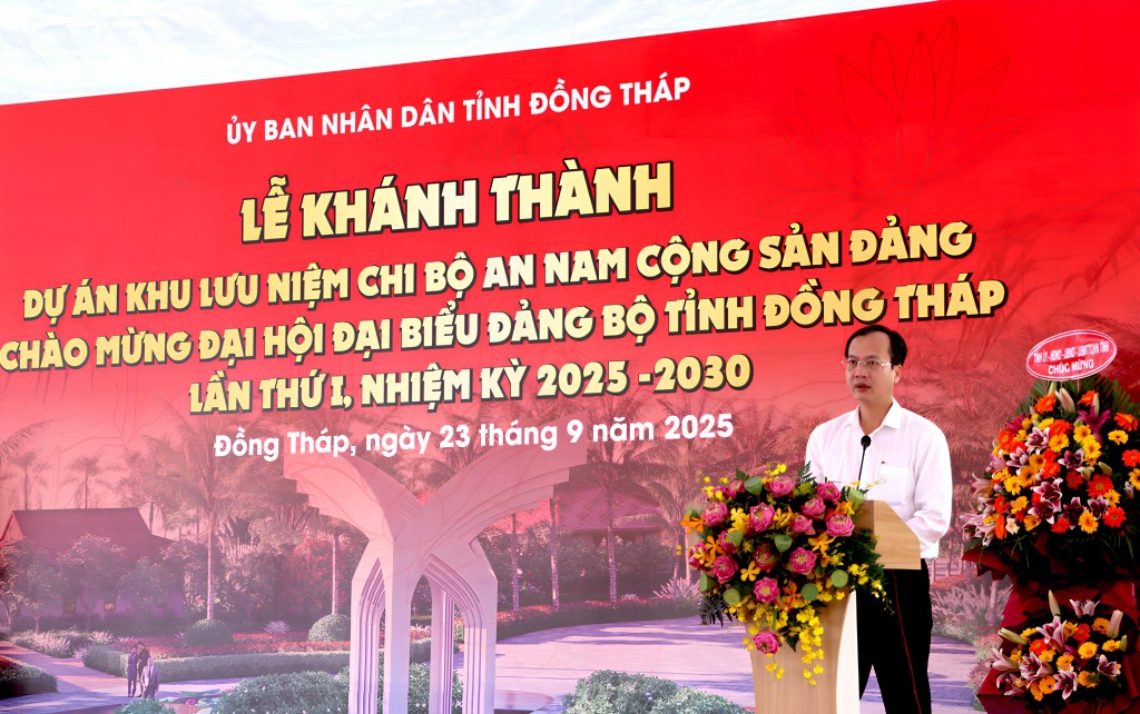 Đồng Tháp khánh thành Khu lưu niệm Chi bộ An Nam Cộng sản Đảng Đồng Tháp khánh thành Khu lưu niệm Chi bộ An Nam Cộng sản Đảng