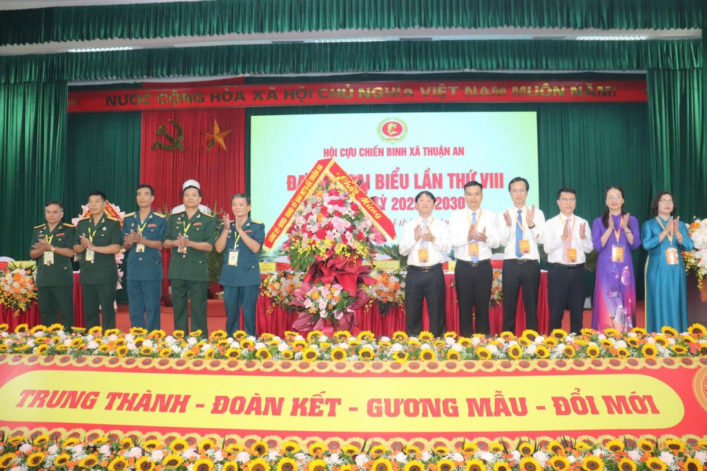 Đại hội đại biểu Hội Cựu chiến binh xã Thuận An thành công tốt đẹp Đại hội đại biểu Hội Cựu chiến binh xã Thuận An thành công tốt đẹp