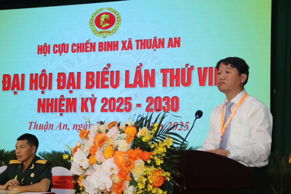 Đại hội đại biểu Hội Cựu chiến binh xã Thuận An thành công tốt đẹp Đại hội đại biểu Hội Cựu chiến binh xã Thuận An thành công tốt đẹp