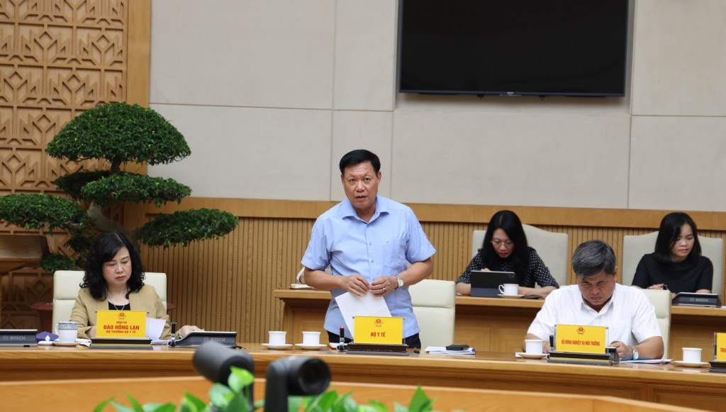 Các đại biểu phát biểu tại cuộc họp - Ảnh: VGP/Nguyễn Đức