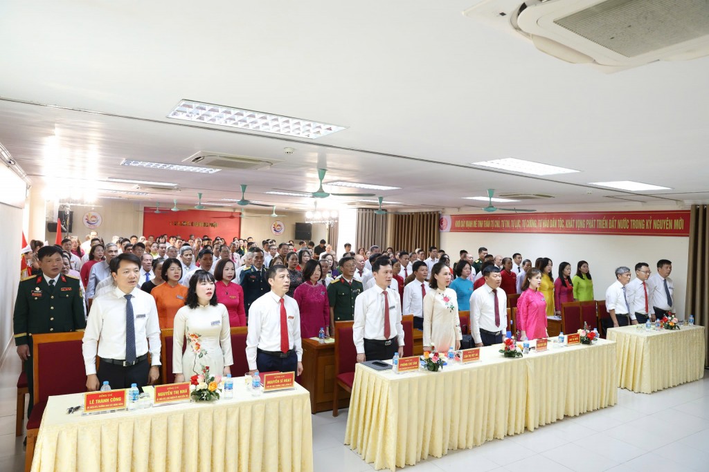 Các đại biểu tham dự Đại hội MTTQ phường Dương Nội lần thứ nhất, nhiệm kỳ 2025 - 2030