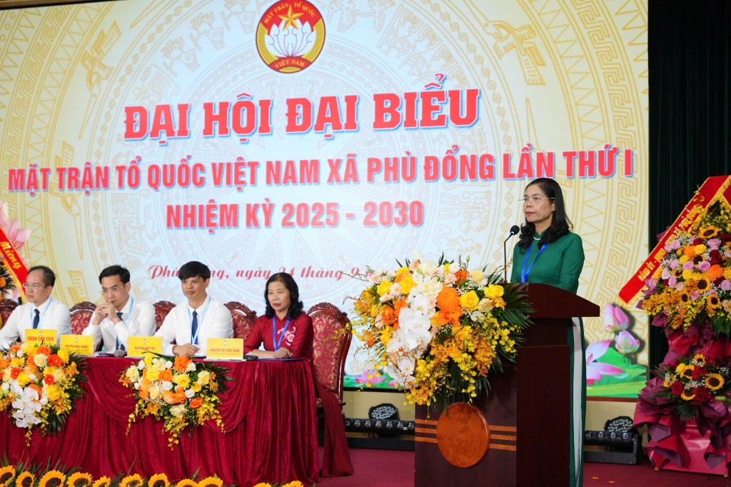 Đồng chí Nguyễn Đức Thể giữ chức Chủ tịch MTTQ xã Phù Đổng