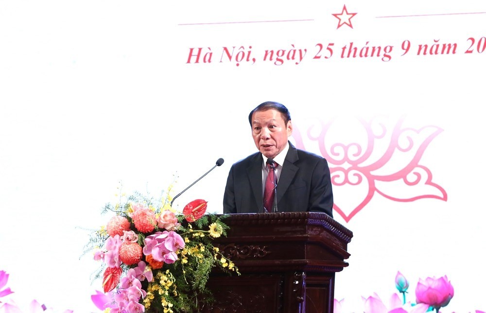 Bộ trưởng Bộ VHTTDL Nguyễn Văn Hùng phát biểu khai mạc Đại hội