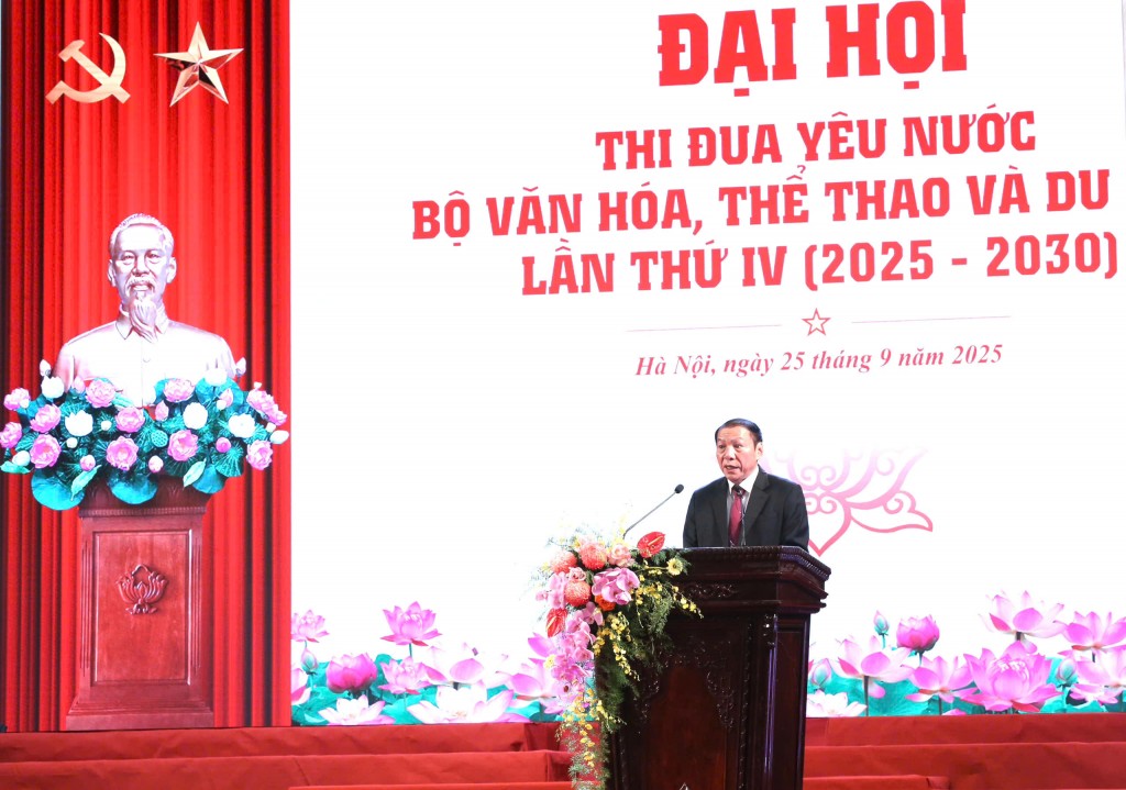 Bộ trưởng Nguyễn Văn Hùng phát biểu khai mạc Đại hội