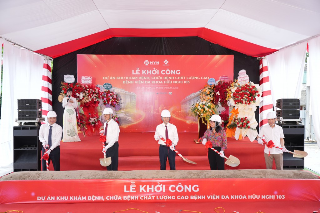 Khởi công khu khám chữa bệnh chất lượng cao - Bệnh viện Đa khoa Hữu Nghị 103