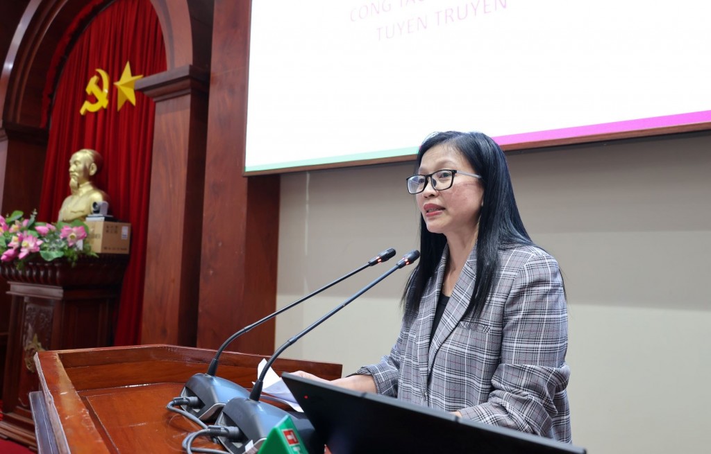 Nguyễn Thị Kim Tuyến - Trưởng Ban Tuyên và Dân vận Tỉnh Đồng Tháp 