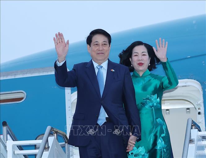 Chủ tịch nước Lương Cường kết thúc tốt đẹp chuyến công tác tại Hoa Kỳ Chú thích ảnh