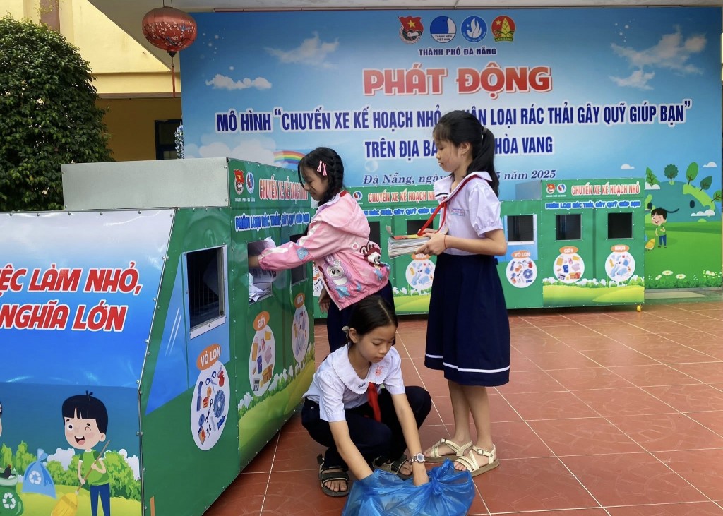 Sau 2 năm triển khai, mô hình đã thu gom được gần 6.500 kg rác tài nguyên các loại và hỗ trợ 388 học sinh có hoàn cảnh khó khăn