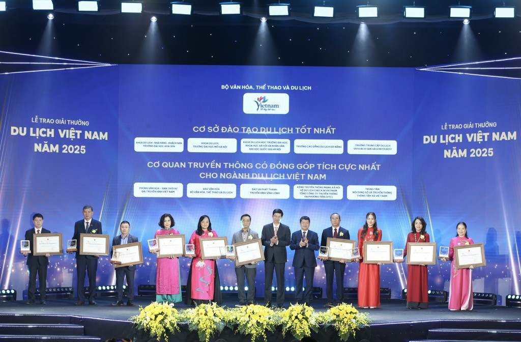 Vinh danh 113 doanh nghiệp, đơn vị tiêu biểu trong lĩnh vực du lịch Vinh danh 113 doanh nghiệp, đơn vị tiêu biểu trong lĩnh vực du lịch