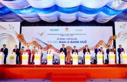 Lễ động thổ tòa nhà Nam A Bank Huế - công trình xanh gắn kết hành trình di sản miền Trung
