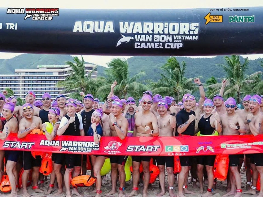 Các VĐV tràn đấy khí thế cho hành trình chinh phục các thử thách của Aqua Warriors Các VĐV tràn đấy khí thế cho hành trình chinh phục các thử thách của Aqua Warriors