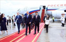 Chủ tịch Duma Quốc gia Quốc hội Liên bang Nga bắt đầu thăm chính thức Việt Nam