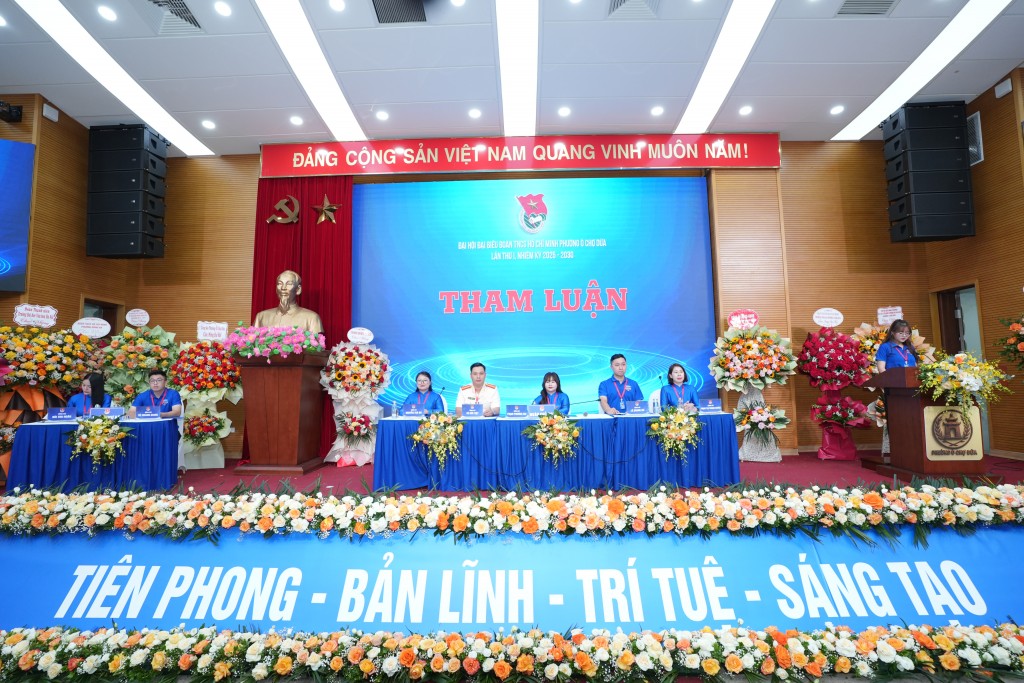 Tại đại hội, các đại biểu đã có nhiều tham luận đóng góp vào dự thảo cũng như sự phát triển của phường Ô Chợ Dừa